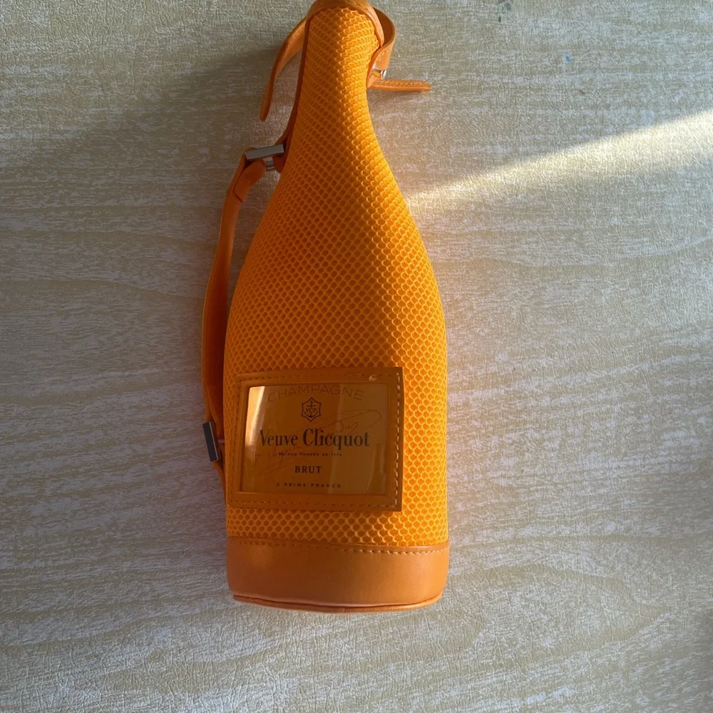 Veuve Clicquot Champagne sleeve with Orange Sleeve carrier